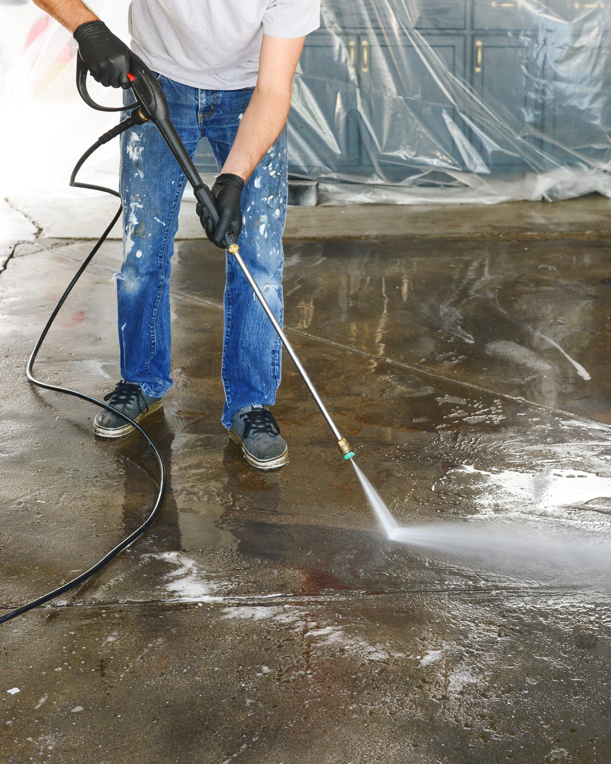 Professional power washing equipment