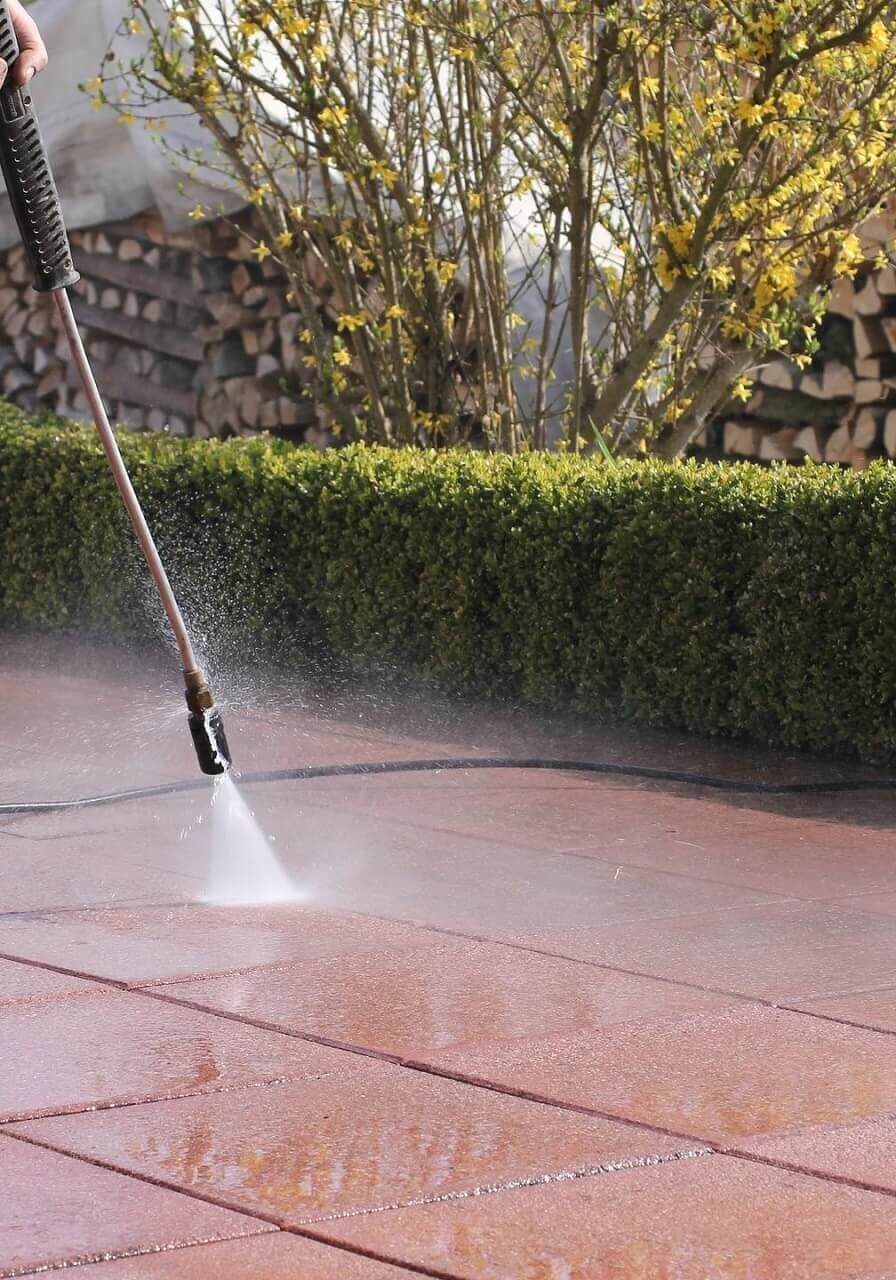 Power washing results
