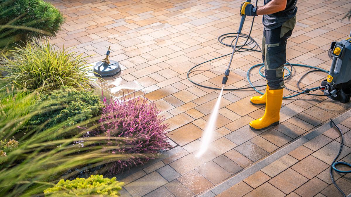 Patio cleaning